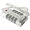 12 Outlet Pivoting Power Surge Block with Flat Plug