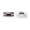 D-Sub Solder Cup DE15  (3 Row) Female Plug