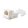 RJ11 Keystone Jack, White