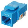 CAT6 Network (RJ45) Keystone Jack, Tool-Free, Blue