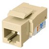 CAT6 RJ45 Keystone Jack Tool-Free Beige