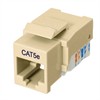 RJ45 Cat5 / 5e Keystone Jack, Tool Free, Ivory