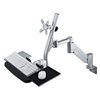 Gas Spring LCD Arm w/Keyboard Holder, Desk or Wall
