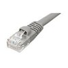 1ft CAT5e Network Patch Cable w/Boot, Gray