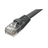 1ft CAT5e Network Patch Cable w/Boot, Black