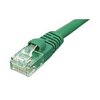 1ft CAT5e Network Patch Cable w/Boot, Green