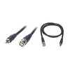 3ft RCA Audio Male to BNC Adapter Cable, Black