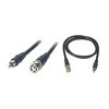 12ft RCA Audio Male to BNC Adapter Cable, Black