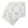 Quad CD Jewel Cases Clear 5 Pack