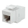 CAT5e Inline Faceplate Coupler, White