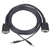 15ft. VGA HD15 Male to Male Cable, Plus Stereo