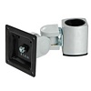Monitor Swivel Mount for Post, w/Adapters, Up to 30lbs