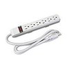 6 Outlet Vertical Plastic Power Strip 4ft. Cable