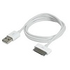 3ft. USB 2.0 Type A to Apple 30-Pin Sync and Charge USB Cable, White
