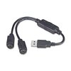 USB to 2 PS2 Cable Adapter