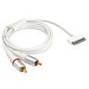 6ft. RCA Audio Male to Apple 30-pin Adapter Cable, White
