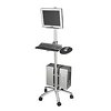 Aluminum Mobile Computing Workstation Cart