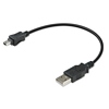1ft. USB Shortys&trade; USB 2.0 Type A Male to Mini-USB (5-Pin) Male USB Cable