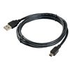 6ft. USB 2.0 Type A Male To Mini USB (5-Pin) Male USB Cable, Black