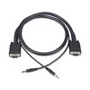 3ft. VGA Cable HD15 Male to Male Plus Stereo