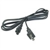 10ft C7 Notebook Power Cord, 2 Prong, Black