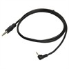Stereo 3.5mm (3-band) Aux In, 90D, 3ft, Black