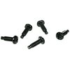 Rack Mount Screws, 10 / 32 Thread, Black, 50 Pack