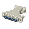 Adapter DB9 Female to DB25 Male