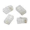 CAT6 Modular Solid / Stranded Plug Connectors, 100 Pack
