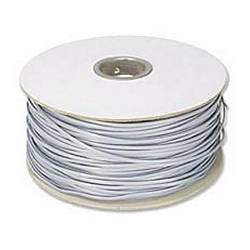 Ziotek 1000ft. Telephone RJ11 (RJ12)  6-Wire Bulk Cable, Silver Satin ZT1800490