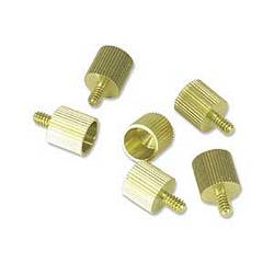 Ziotek Solid Brass CPU Case Thumbscrews 6 Pack ZT1610195