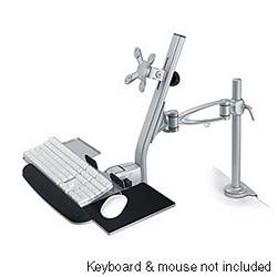 Ziotek Adjustable LCD Keyboard Combo Mount, Desk Clamp ZT1110243