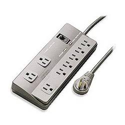 Ziotek 8 Outlet Pro Surge with Rotating Plug, 6ft, Gray ZT1120175