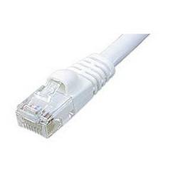 Ziotek 1ft CAT5e Network Patch Cable w/Boot, White ZT1195132