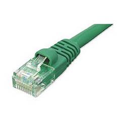 Ziotek 7ft CAT5e Network Patch Cable w/Boot, Green ZT1195168