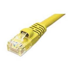 Ziotek 25ft CAT5e Network Patch Cable w/Boot, Yellow ZT1195200