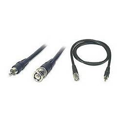 Ziotek 3ft RCA Audio Male to BNC Adapter Cable, Black ZT1283300