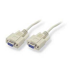 Ziotek 10ft. DB9 Null Modem Female to Female Cable ZT1251175