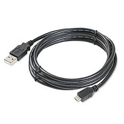 Ziotek 10ft. USB 2.0 Type A Male to Micro-USB Type B Male USB Cable ZT1311022