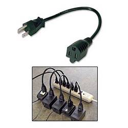 Ziotek 14in Power Strip Liberator (R) Extension Cable, 5 Pack ZT1212542