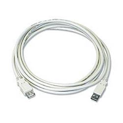 Ziotek 6ft. USB 2.0 Type A Male to Female Extension USB Cable, Beige ZT1310785