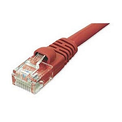 Ziotek 2ft. CAT6 Patch Cable with Boot, Red ZT1197275