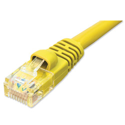 Ziotek 10ft. CAT6 Patch Cable with Boot,  Yellow ZT1197279