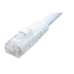 Ziotek 10ft. CAT6 Patch Cable with Boot,  White ZT1197282