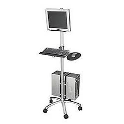 Ziotek Aluminum Mobile Computing Workstation Cart ZT1110375