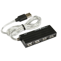 Ziotek 4 Port USB 2.0 Portable Hub ZT2040161