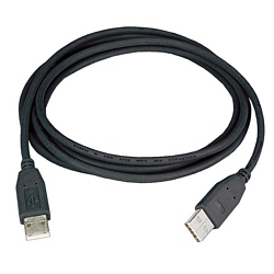 Ziotek 6ft. USB 2.0 Type A Male to Male USB Cable, Black ZT1311030