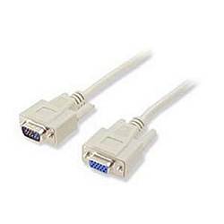 Ziotek 15ft. VGA Extension Cable HD15 Male to Female MLD ZT1212220